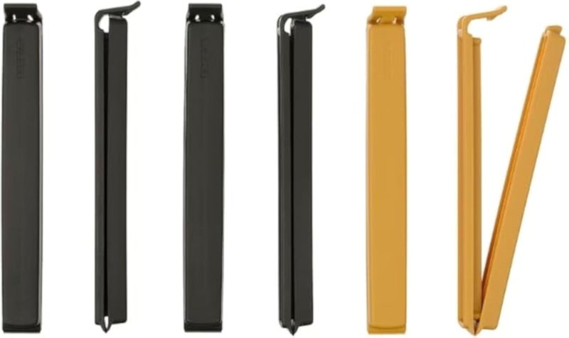 ZEESOON BEVARA Snack Sealing Clip Mixed Color and Sizes, Multicolor, Bag Keeps The Contents Fresh for IKEA (Set of 6)