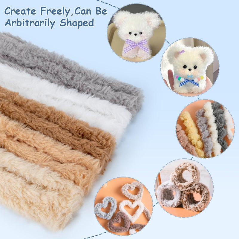 RAINFLOW Thick Pipe Cleaners - 36 Pcs Fur Pipe Cleaners Craft Kit Large Long Thick Colored Pipe Cleaner Bulk Fuzzy Sticks Craft Supplies for Crafting DIY Projects Decorationsï¼ˆ39.37 Inch,5 Colors) - Image 5