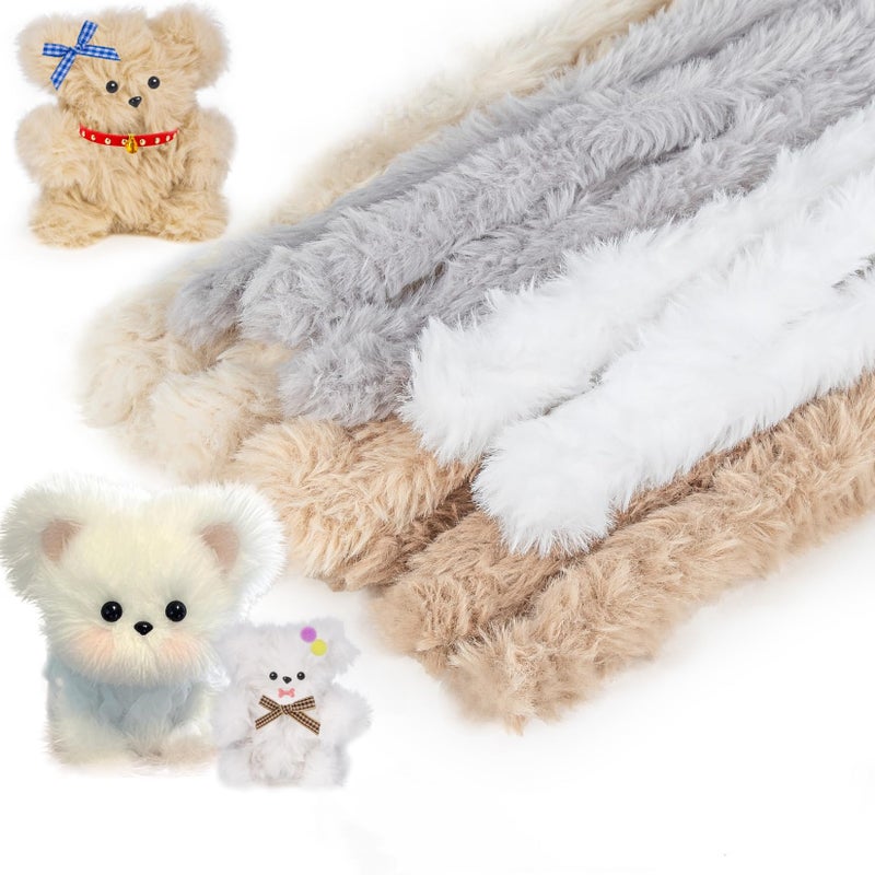 RAINFLOW Thick Pipe Cleaners - 36 Pcs Fur Pipe Cleaners Craft Kit Large Long Thick Colored Pipe Cleaner Bulk Fuzzy Sticks Craft Supplies for Crafting DIY Projects Decorationsï¼ˆ39.37 Inch,5 Colors) - Image 1