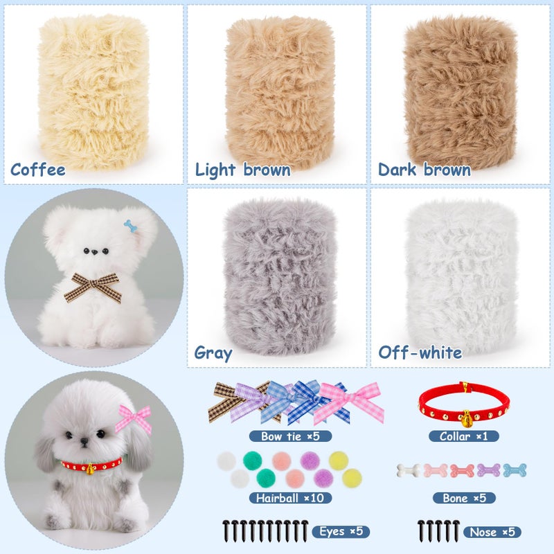 RAINFLOW Thick Pipe Cleaners - 36 Pcs Fur Pipe Cleaners Craft Kit Large Long Thick Colored Pipe Cleaner Bulk Fuzzy Sticks Craft Supplies for Crafting DIY Projects Decorationsï¼ˆ39.37 Inch,5 Colors) - Image 3