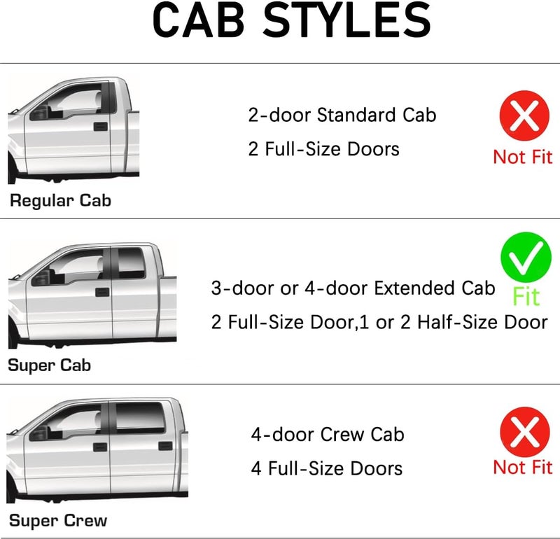 Lightronic WV94423 Side Window Visor Deflector Rain Guard Set for Ford Ranger and Mazda B-Series - Image 2