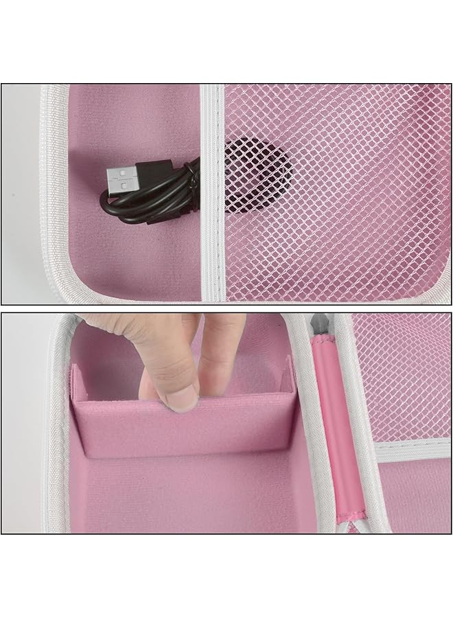 erorex Case Compatible With Phomemo M110 Label Maker Portable Mini Bluetooth Thermal Label Maker Carrying Storage Bag For Printer Labels Usb Cable And Accessories Pink Box Only - Image 2