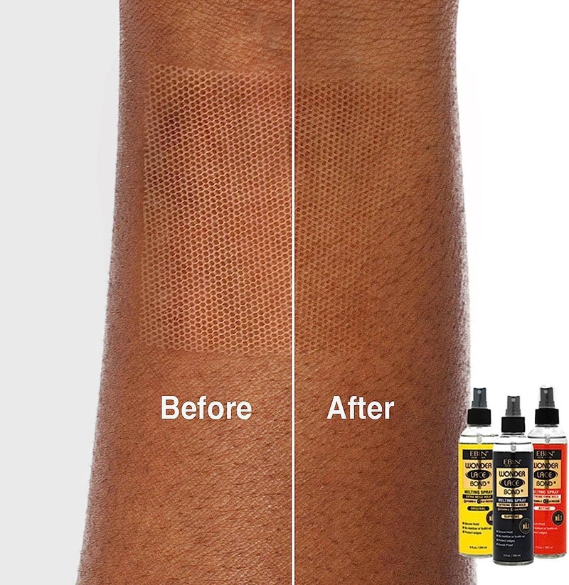 EBIN NEW YORK Wonder Lace Bond Lace Melt Spray - Extreme Firm Hold (Supreme) | Flawless,Natural, and Seamleass finish, No Reside, Long Lasting Formula with Protecting Edges, Perfect for wigs - Image 3