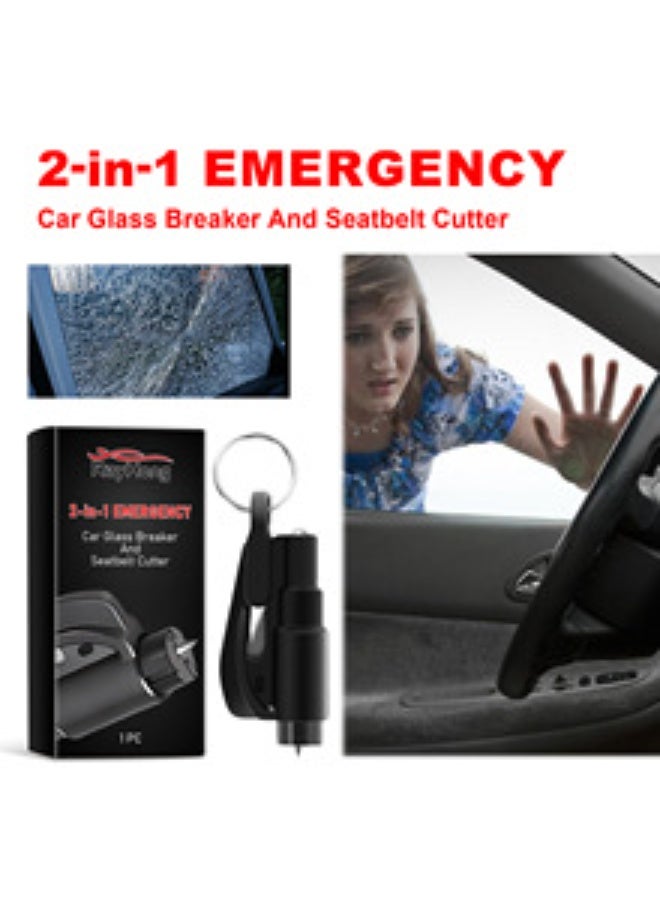 Rayhong 2-in-1 emergency car supplies, multi-functional portable glass breaker with cutter - Image 2