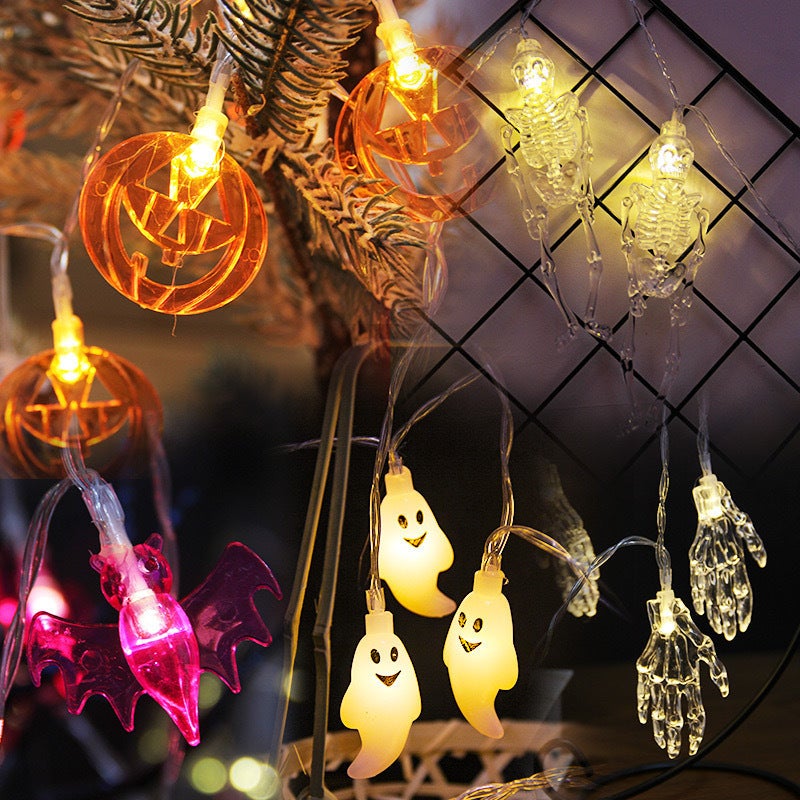 Cross-Border Led  Light String Scene Layout Mummy Pumpkin Ghost Light String Outdoor Holiday Decoration Light - Image 5