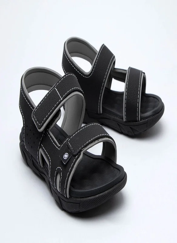 MOLEKINHO MOLEKINHO Sandals with Back strap For Infant Boys, Black