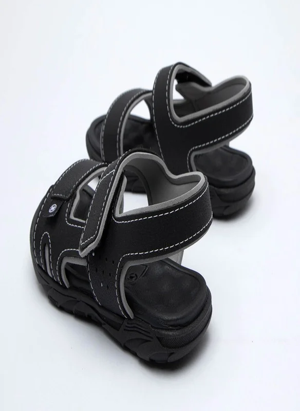 MOLEKINHO MOLEKINHO Sandals with Back strap For Infant Boys, Black