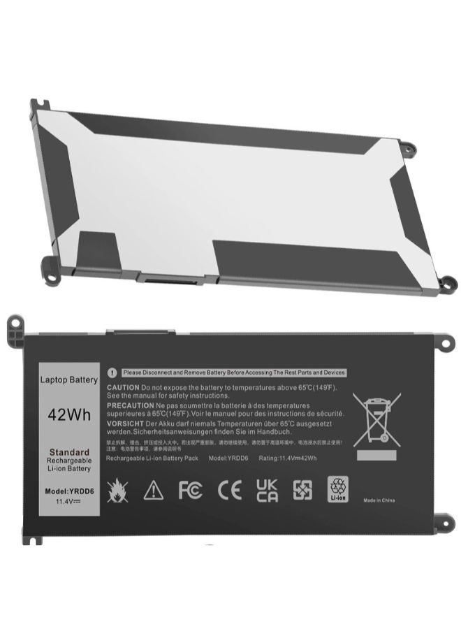 Lap-Tech Compatible Laptop Battery for Dell Inspiron 14 5482, Inspiron 15 5567, Inspiron 15 7570, Latitude 13 3390, Vostro 15 5568 – Fits Part Numbers 0WDX0R, 0CYMGM, P26T, WDXOR, T2JX4 – 42 Wh – 11.4 V – 6 Months Warranty by LAPTECH - Image 3