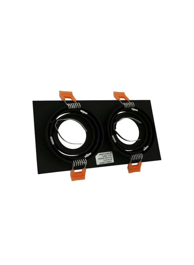 Jana Light Square Flat 2-Eye Black Spotlight Frame – Jana Light - Image 3