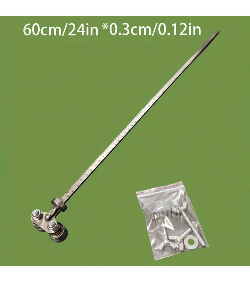 Double Bearing 24 Inch Adjustable Ruler Precision Measurement for Woodworking Projects - Image 1