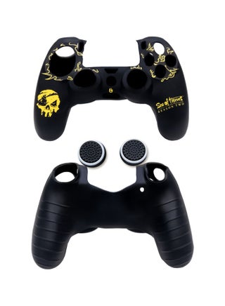 DualShock Wireless Controller For PlayStation 4 Bundle with PS4 Silicone Anti-Slip Shockproof Skin Soft Rubber Grip Case for Better Control Anti-Scratch Durable Protection Sleeve for PlayStation 4 Wireless with Yellow case Cover - view 4