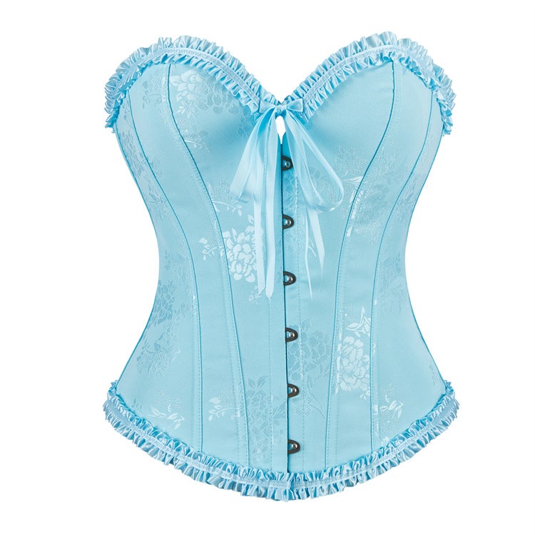 New Multicolor Lace Corset Top Chest Push-Up Waist Corset Belly Tinting Base Body Shaping Clothes - Image 3