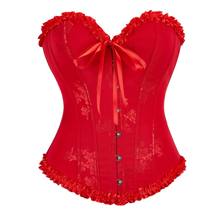 New Multicolor Lace Corset Top Chest Push-Up Waist Corset Belly Tinting Base Body Shaping Clothes - Image 5