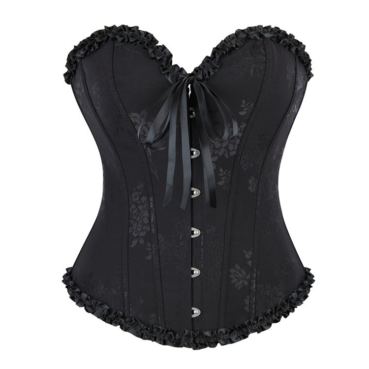 New Multicolor Lace Corset Top Chest Push-Up Waist Corset Belly Tinting Base Body Shaping Clothes - Image 2