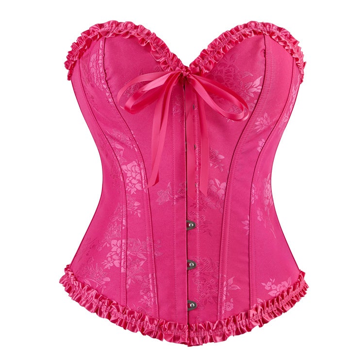 New Multicolor Lace Corset Top Chest Push-Up Waist Corset Belly Tinting Base Body Shaping Clothes - Image 4