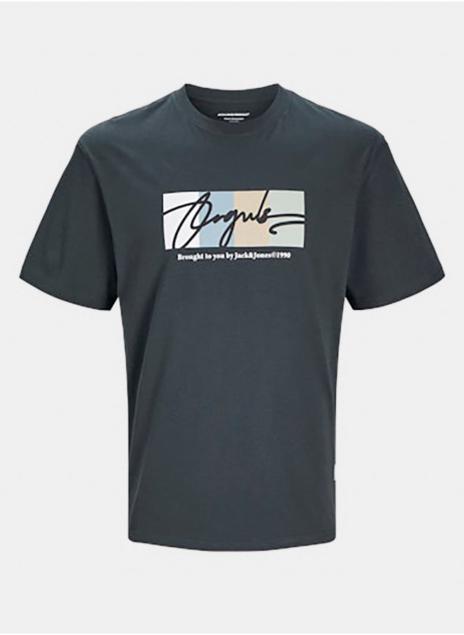 JACK & JONES - Jorportland Block Branding Ss Cn Ln - Image 1