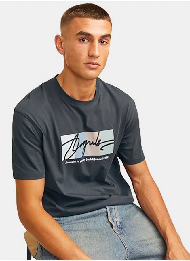 JACK & JONES - Jorportland Block Branding Ss Cn Ln - Image 1