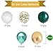 YMSZ Green and Gold Balloons 67Pcs 12 inch Metallic Green Gold Confetti Balloon for Baby Shower Tropical Birthday Jungle Sarfari Party Decorations - Image 4
