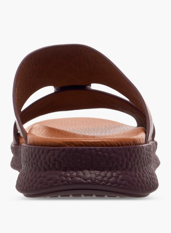 DUCHINI Men Perforated Strap Arabic Sandals - Image 5