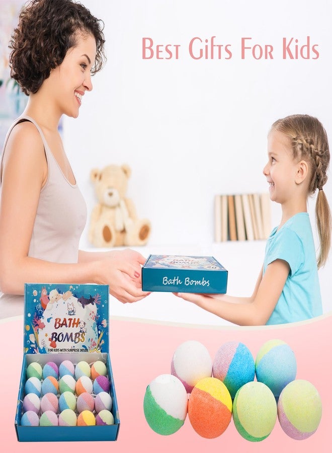 GDXINYES مجموعة من 20 كرة استحمام للأطفال مع مفاجآت بالداخل، ألعاب فقاعات استحمام، مجموعة كرات استحمام عضوية وطبيعية، هدايا مثالية لعيد الفصح، هدايا عيد الميلاد للأطفال من عمر 3 إلى 8 سنوات، للأولاد والبنات الصغار - Image 5