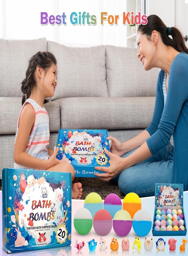 GDXINYES مجموعة من 20 كرة استحمام للأطفال مع مفاجآت بالداخل، ألعاب فقاعات استحمام، مجموعة كرات استحمام عضوية وطبيعية، هدايا مثالية لعيد الفصح، هدايا عيد الميلاد للأطفال من عمر 3 إلى 8 سنوات، للأولاد والبنات الصغار - Image 4