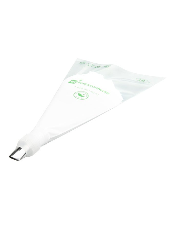 Restaurantware Pastry Tek Petal Tip, 1 Reusable Decorating Cake Tip - #127, Dent-Resistant, Stainless Steel Rose Frosting Tip, Dishwasher-Safe, Decorate Cupcakes, Cakes, or Cookies - Image 2