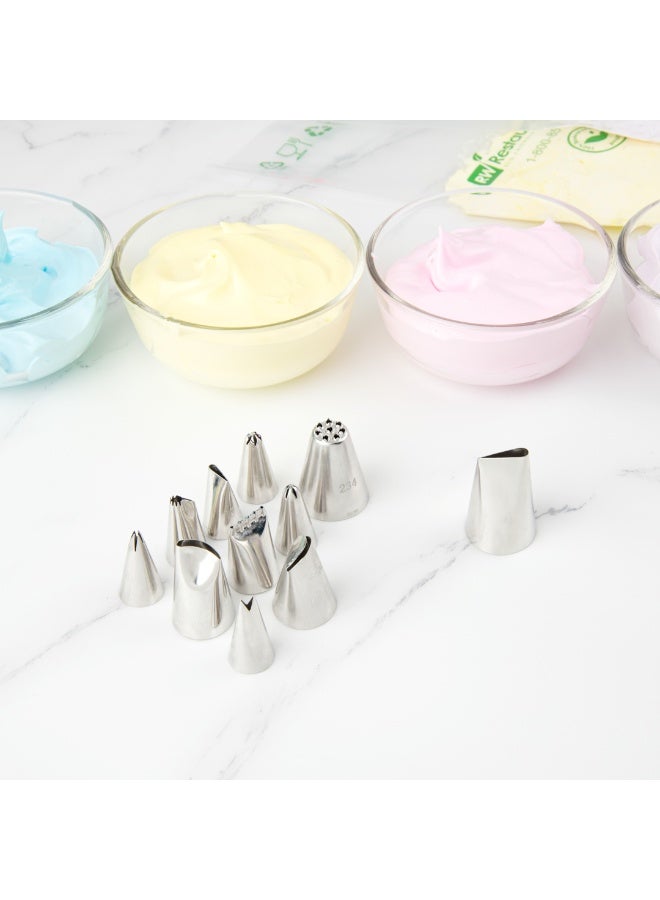 Restaurantware Pastry Tek Petal Tip, 1 Reusable Decorating Cake Tip - #127, Dent-Resistant, Stainless Steel Rose Frosting Tip, Dishwasher-Safe, Decorate Cupcakes, Cakes, or Cookies - Image 5