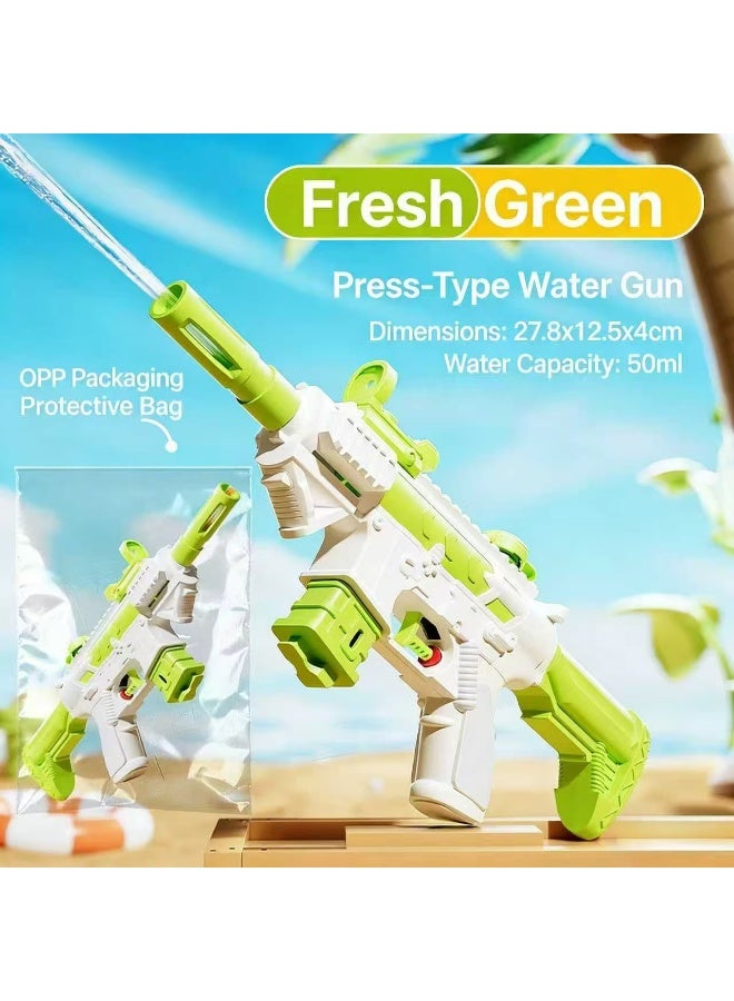 Goolsky Summer Manual Burst M416 Water Gun - Large-Capacity Multi-Player Competitive Toy with Ultra-Long-Distance Shooting, Shooting Modes (Single/Continuous/Burst), Durable Plastic for Outdoor Beach Pool Water Battles - Perfect Summer Pool Party & Birthday Gift, Multiple Colors, Pool Toy, Bold Contrast Design, Easy Refill Reservoir - Image 4