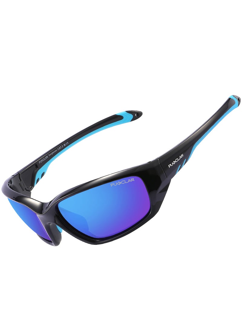 PUKCLAR Polarised Sports Sunglasses for Men Women Driving Sunglasses Cycling Running Fishing Goggles - Image 1