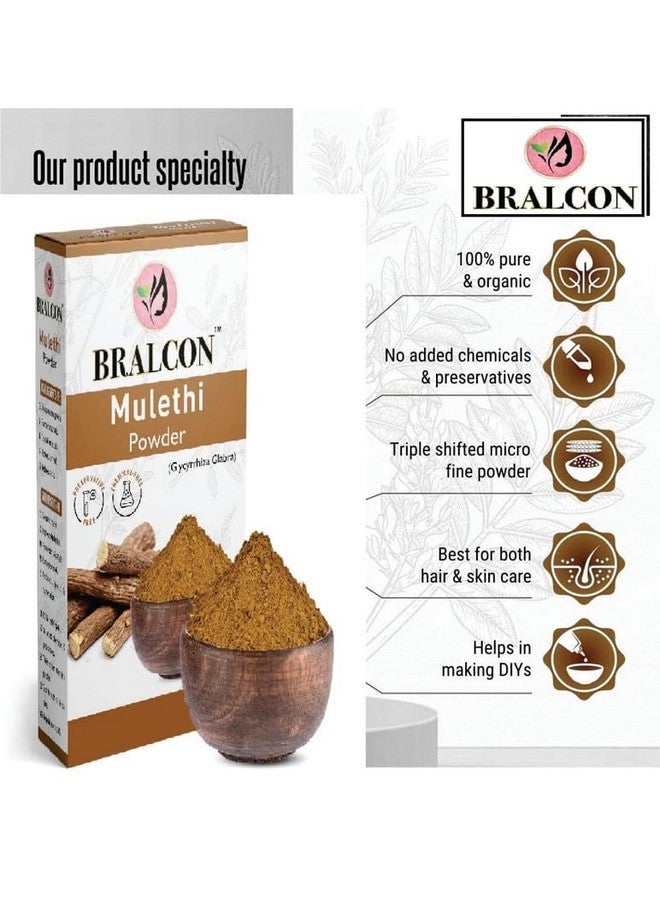 BRALCON Manjistha Powder |100% Pure & Natural | face, Hair Care & Skin Care | Pack of 1 | 100gm - Image 3
