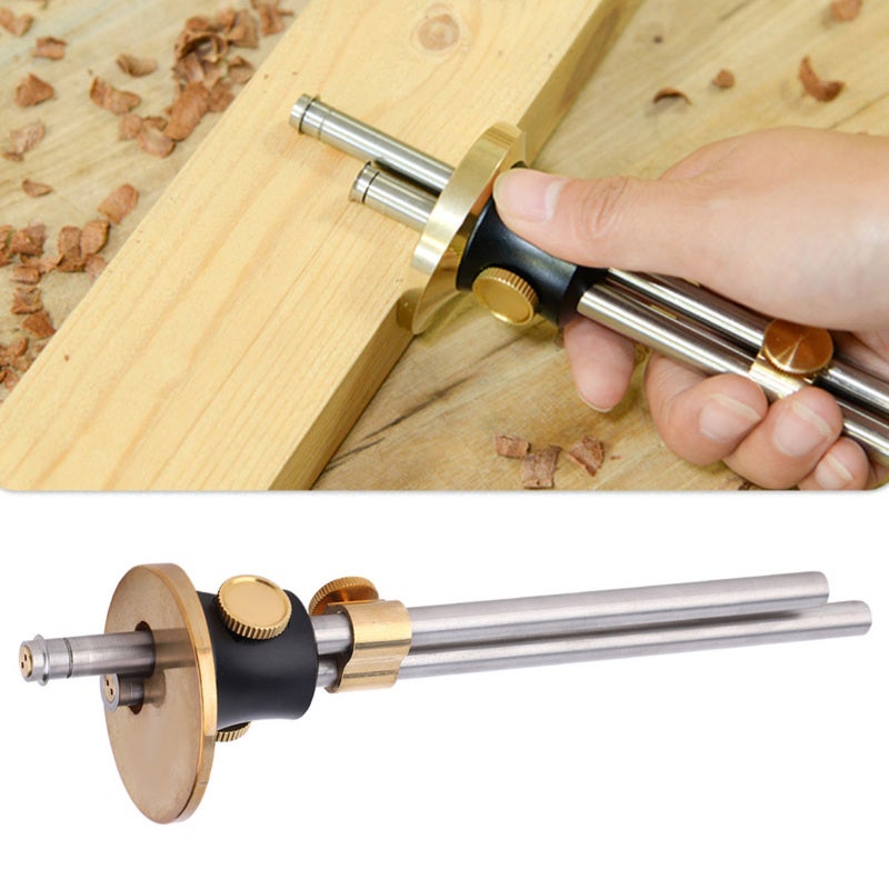 MYTEC Metal Scriber 205mm Pure Copper Aluminum Alloy Stainless Steel - Tightening Adjustment with Withdrawal Tool - Single-Shaft Double-Shaft for Accurate Scribing - Image 5