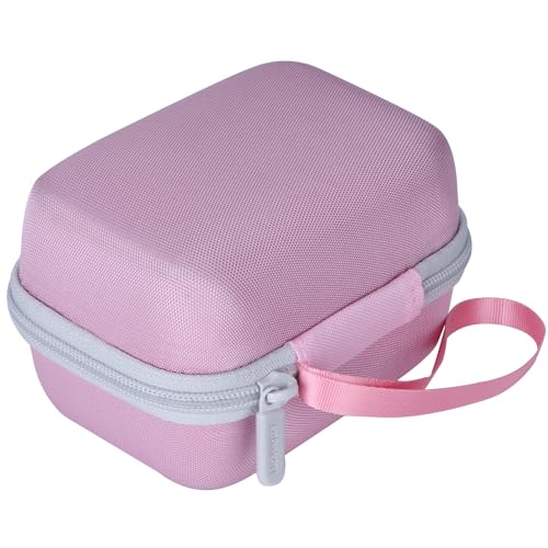 Lebakort Hard Case Compatible with Yoto Mini Kids Audio Music Player Children Speaker Plays Audiobook Cards Radio (Pink + Off White Case) - Image 5