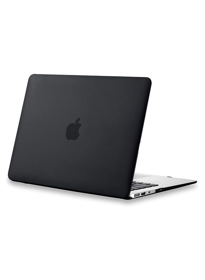 CATANES MacBook Air 13 Inch Case (2010-2017 Release) Models A1466 / A1369 Plastic Hard Shell Case Black  - Image 1