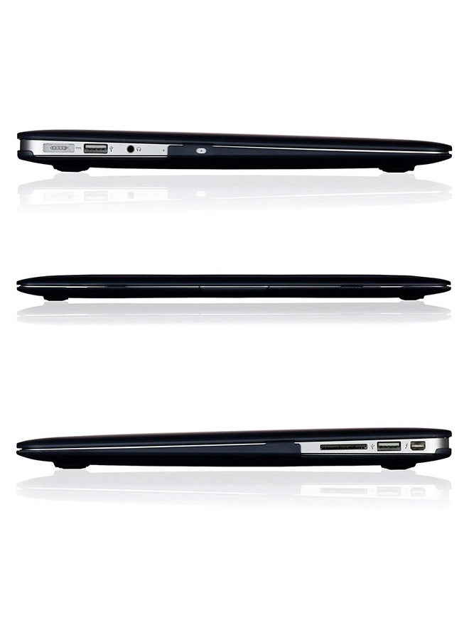 CATANES MacBook Air 13 Inch Case (2010-2017 Release) Models A1466 / A1369 Plastic Hard Shell Case Black  - Image 4