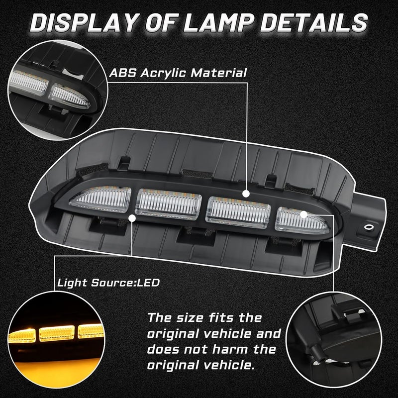 PGTOPONE LED Front Bumper Fog Light for Kia Sportage 2023-2024 - Image 2