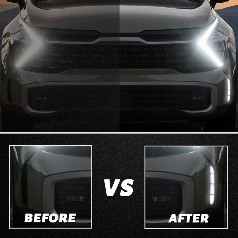 PGTOPONE LED Front Bumper Fog Light for Kia Sportage 2023-2024 - Image 5