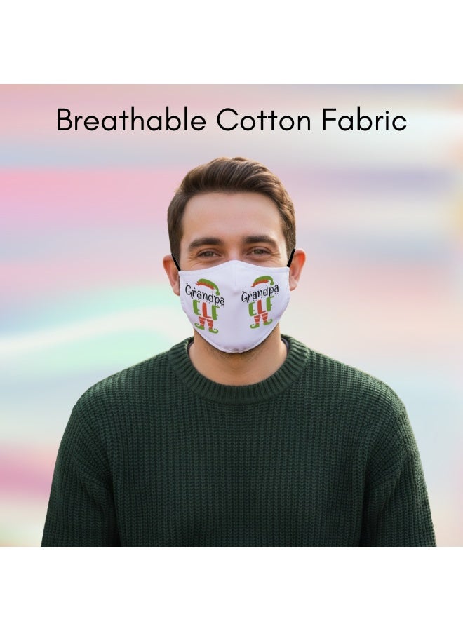 PRINTSHOP4ME Christmas Adult Face Protection Novelty Mask,Washable And Adjustable For Men Women And Youth - Image 3