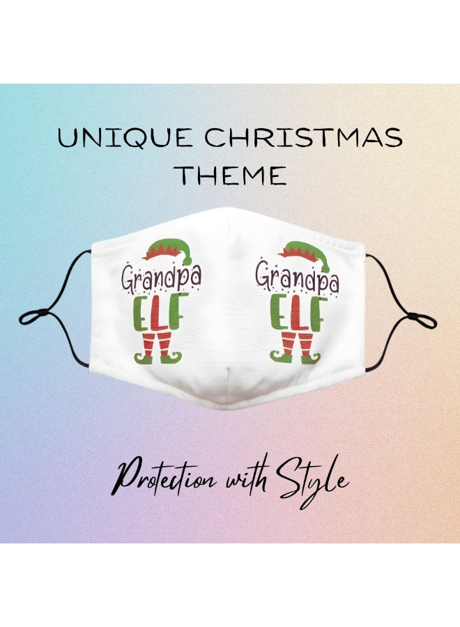 PRINTSHOP4ME Christmas Adult Face Protection Novelty Mask,Washable And Adjustable For Men Women And Youth - Image 4