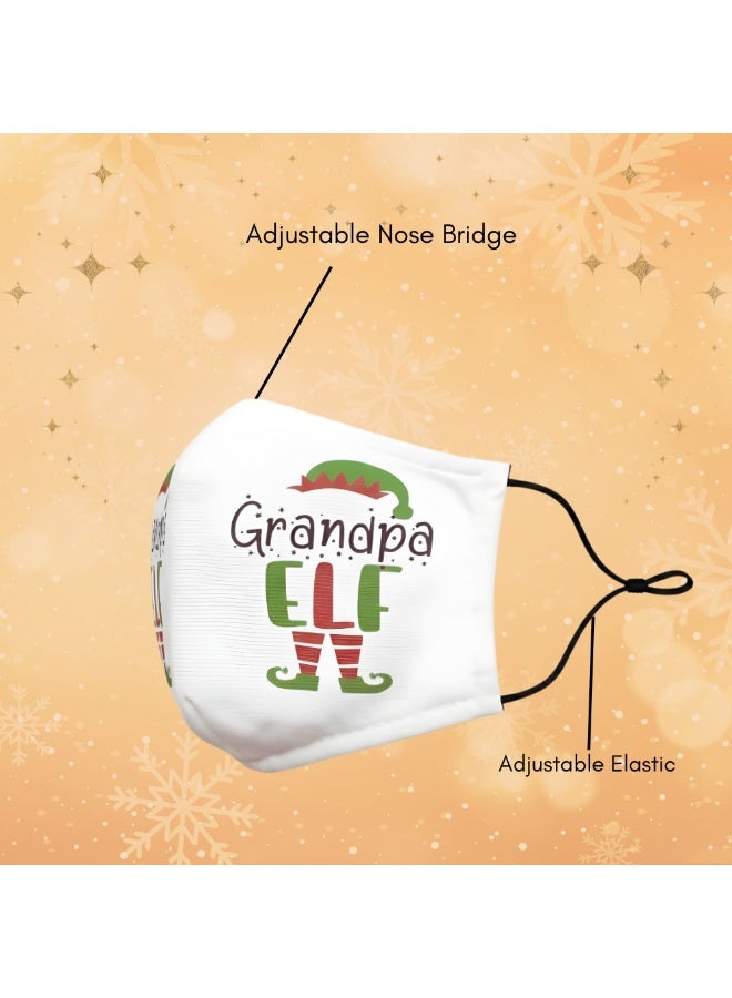 PRINTSHOP4ME Christmas Adult Face Protection Novelty Mask,Washable And Adjustable For Men Women And Youth - Image 2