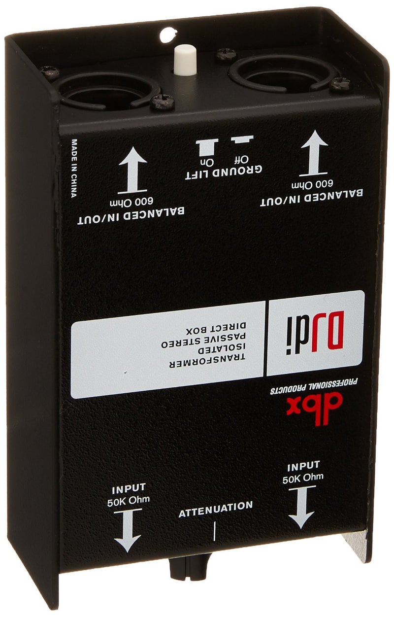 dbx DJDI Passive 2-Channel Direct Box with Line Mixer - Image 4