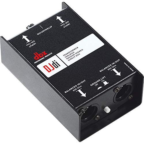 dbx DJDI Passive 2-Channel Direct Box with Line Mixer - Image 1