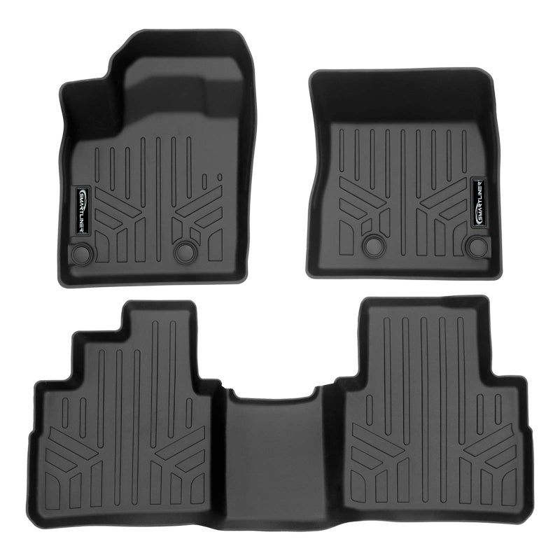 SMARTLINER Custom Fit All Weather 2 Row Floor Mat Liner Set Compatible with 20212025 Nissan Rogue