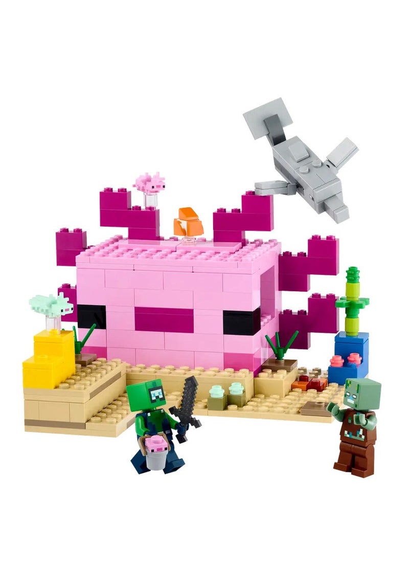 LEGO LEGO - Minecraft The Axolotl House 242 Pieces - 21247  - Image 2