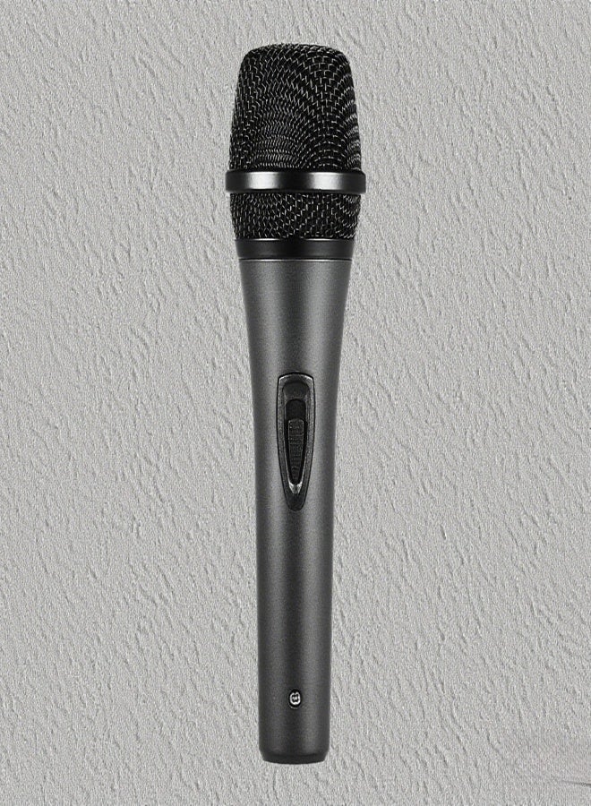 ويسري ميكروفون يدوي احترافي ديناميكي ذو ملف متحرك، بنمط قلبي، مزود بكابل قابل للفصل بطول 16 قدمًا من نوع XLR إلى 1/4 بوصة، مناسب لتسجيل الكاريوكي على المسرح أو في الاستوديو المنزلي. - Image 1