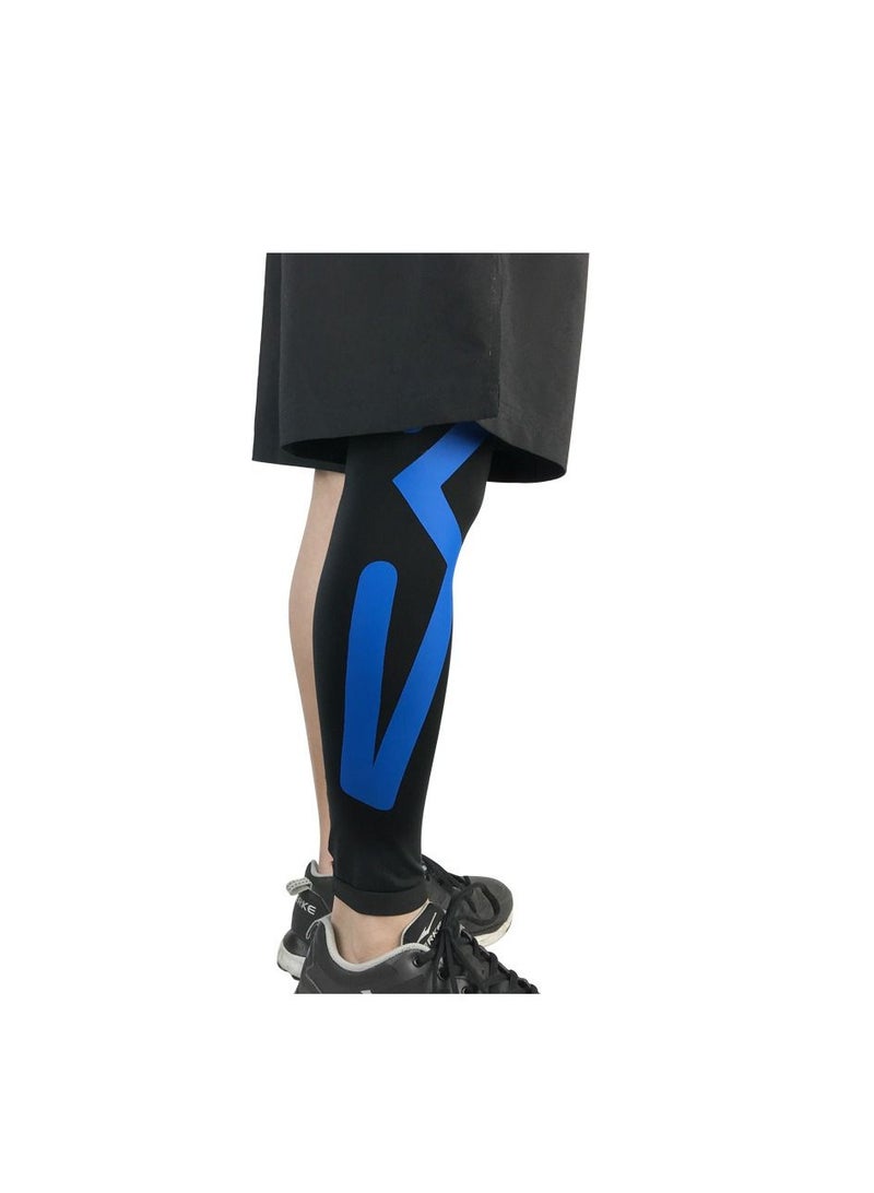 M MIAOYAN M MIAOYAN football basketball leggings mid-length calf sports knee pads running breathable protective gear men and women pantyhose (single) - Image 2