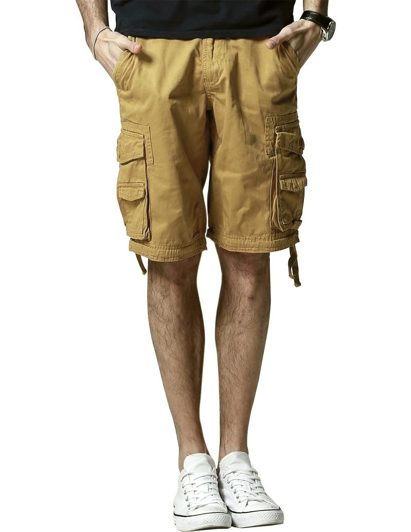 Match Men's Twill Comfort Cargo Short Without Belt #S3612 (Label Size 4XL/40 (US 38), Khaki) - Image 3