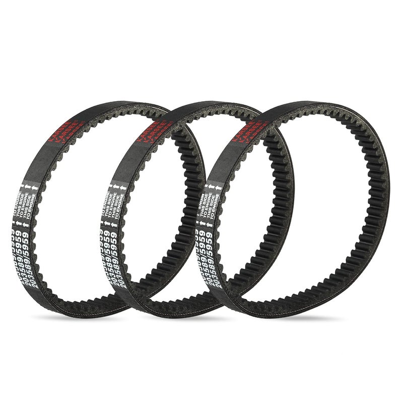 KARSEE 3pcs Go Kart Drive Belt Set - Image 1