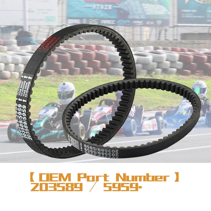 KARSEE 3pcs Go Kart Drive Belt Set - Image 4