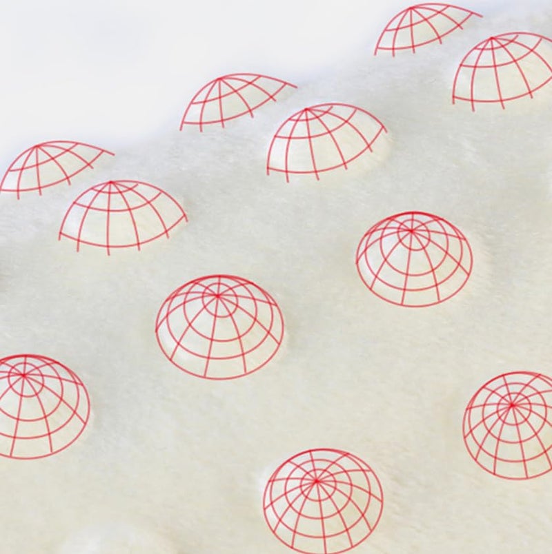 LMAEZNER 1Yardx62.6 Minky Dot Fabric by The Yard DIY Making Supplies Quilting Patchwork Cushions Plush Fleece Fabric Minky Fabric for Blanket, Pillow Covers, Clothing Making, Scarf,Sewing(Light Pink, 1 Yard) - Image 2