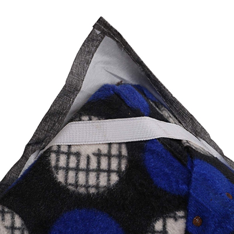 Kuber Industries Khaki Design PVC Double Mattress Protector - Grey - Image 4